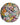 Kip & Co Bliss Floral Velvet Pea Cushion
