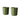 Angus and Celeste Facet Latte Cups - Olive