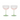 CTC Lotti Tulip Glasses Pink / Green