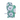 Kip & Co Tumbling Flowers Green Oven Mitt - One Size
