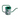 Kip & Co Tumbling Flowers Green Watering Can